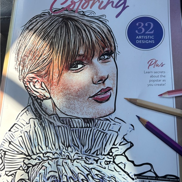 Accents | Taylor Swift Coloring Book With 32 Artistic Designs New ...